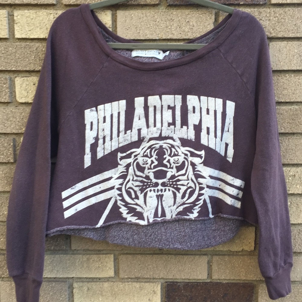 Project Social T Philadelphia Cropped Sweatshirt